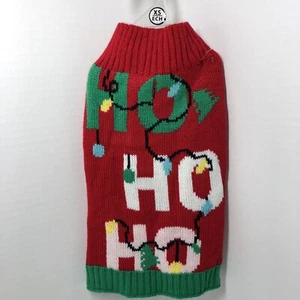 Pet Christmas Holiday Sweater XS Ho-Ho-Ho - Picture 1 of 11
