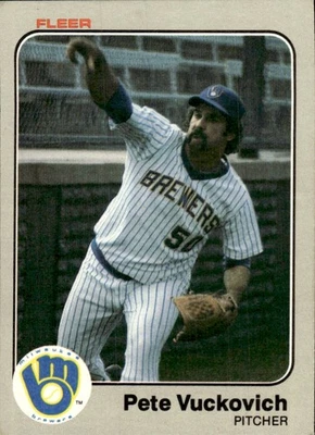 1983 Fleer #49 Pete Vuckovich - Image 1 of 2
