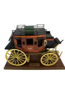 Cochecito de diligencia Wells Fargo US Mail modelo réplica multicolor coleccionable de colección - Imagen 1 de 5