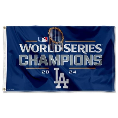 Los Angeles Dodgers 2024 World Champions Banner Flag - Image 1 of 4