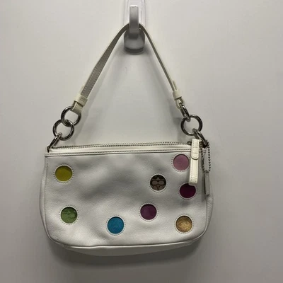 Coach J05Q-8677 Dotti Polka Dots Pouch Shoulder Bag - Image 1 of 4