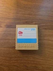 Club Nintendo Official GameCube White Blue Memory Card 251 RARE from JAPAN - Picture 1 of 4
