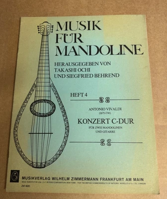 Vivaldi Concerto For 2 Mandolins & Guitar in C Major Ochi & Behrend  sheet music - Image 1 of 3