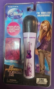 NIP DISNEY Hannah Montana FM Wireless Microphone Portable - Picture 1 of 2