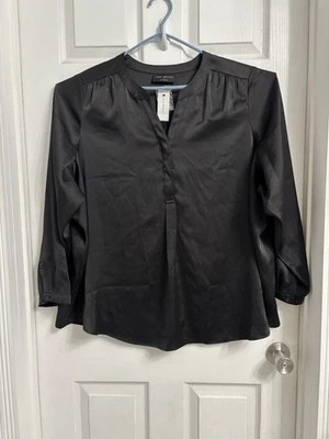 Blusa negra para mujer Lane Bryant talla 24 nueva con etiquetas carrera fiesta corporativa Foto 1 de 4