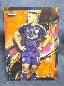 TOPPS MLS FINEST 2024 MARTIN OJEDA ORLANDO CITY SC ORANGE REF #d /50 FREE SHIP - Picture 1 of 7