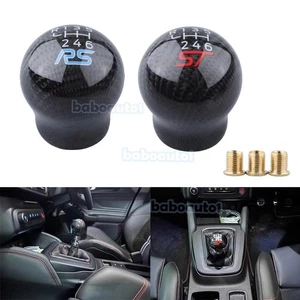 6 Speed Racing ST Carbon Fiber Gear Shift Knob for Ford Focus ST RS Fiesta ST - Picture 1 of 12