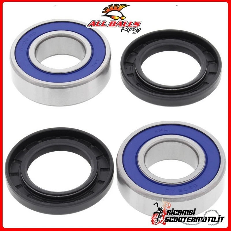 JUEGO DE COJINETE DE RUEDA DELANTERA All Balls Suzuki GSXR1300R Hayabusa 2004 25-1276#204 Foto 1 de 1