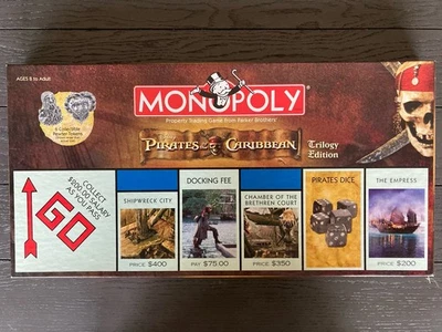 Disney pirates of the Caribbean Trilogy Edition Monopoly  - Image 1 of 4