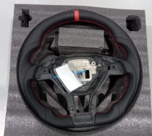 Full Leather Sport Steering Wheel For Benz AMG C63 W204 A45 AMG CLA45 2013-2014 - Picture 1 of 6