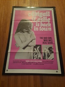 Póster original de Abigail Leslie Is Back In Town Jennifer Jordan triple pliegue 27x41 - Imagen 1 de 7