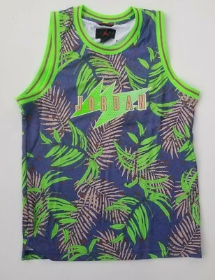 Nike Air Jordan крылья бак Джерси цветочный мужской размер M зеленый CJ4314 554 - Изображение 1 из 4