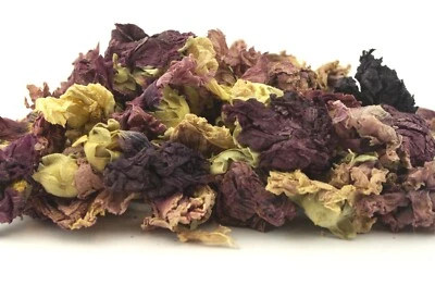 DGSTOREUK Dried Violet Mallow Flowers - Pet Food & Treats - Tortoise Rabbit Degu Bunny