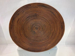 Wicker / Reed Basket / Large Bowl / Primitive / Artistic or Functional - Picture 1 of 2