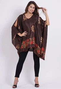 Poncho estampado largo con capucha para mujer 05 piezas lote surtido informal top vestido al por mayor - Imagen 1 de 13