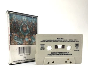 BLUE OYSTER CULT Cassette Tape 80s Heavy Metal BURNIN FOR YOU JOAN CRAWFORD - Picture 1 of 4