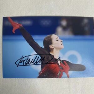 Kamila Valieva Autographed Signed Photo Autographs figure skating 2022