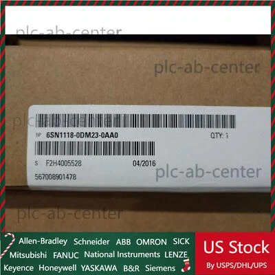 New Siemens 6SN1118-0DM23-0AA0 6SN1 118-0DM23-0AA0 SIMODRIVE 611-D CLOSED-LOOP - Image 1 of 3