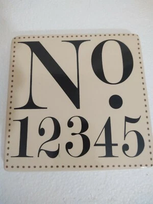 Yankee Candle No. Azulejo de placa de vela serie Coconut 12345 2012. RARO 6" X 6" Foto 1 de 2