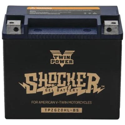 Twin Power Shocker® Gel YTX20HL Battery TPZG20HL-BS Foto 1 de 3