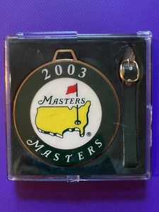 2003 Masters AUGUSTA GOLF TOURNAMENT Bag TAG (Winner) MIKE WEIR - Picture 1 of 4