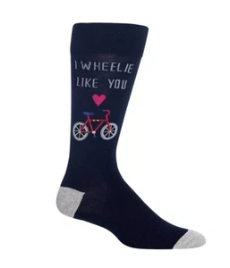 Calze uomo I WHEELIE LIKE YOU taglia 10-13 colore navy  - Foto 1 di 1