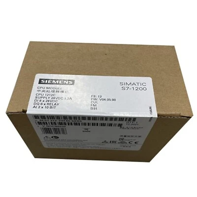 New Siemens 6ES7212-1HE40-0XB0 SIMATIC S7-1200 CPU 1212C 6ES7 212-1HE40-0XB0 - Image 1 of 2