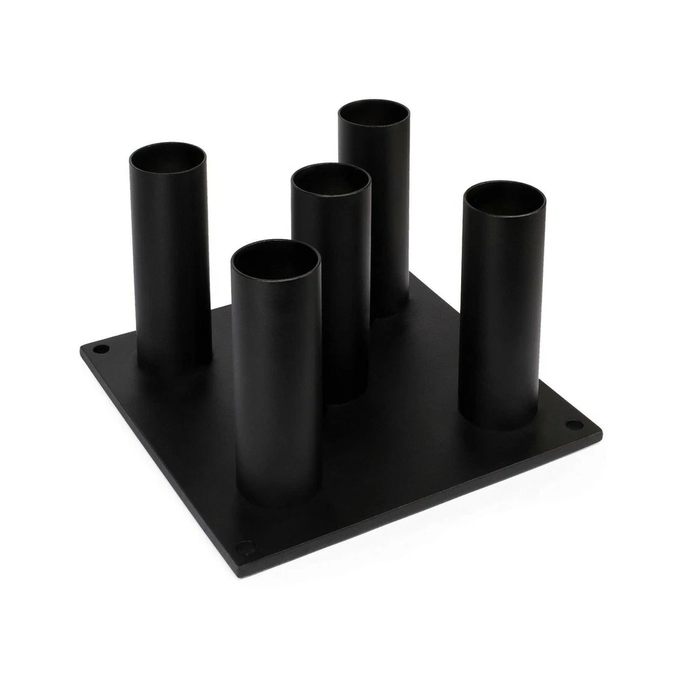 Yes4All Barbell Holder 5 Bars Vertical Storage Display Rack