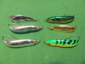6 señuelos de cuchara Minnow de natación de 2 1/4"" - 3". - Imagen 1 de 7