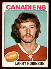1975-76 O-Pee-Chee #241 Larry Robinson VG