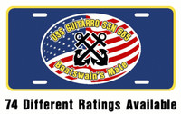 USS YELLOWSTONE AD 41 License Plate Frame U S Navy Military Car-Truck-Motorcycle USS YELLOWSTONE AD 41 License Plate Frame U S Navy Military Car-Truck-Motorcycle