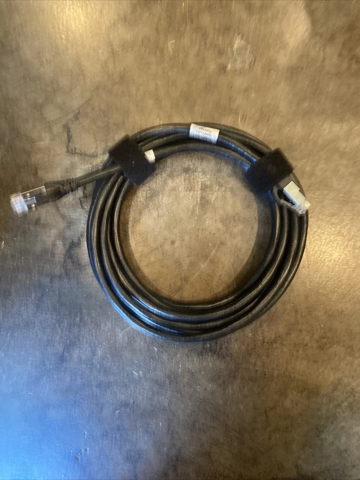 Belden 12FT Cat6 RJ45 Ethernet LAN Network 24AWG Black - Image 1 of 1