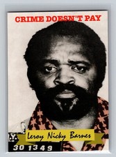 Leroy Nicky Barnes Mr Untouchable 2016 Historic Autographs The Mob #2 Card Mafia