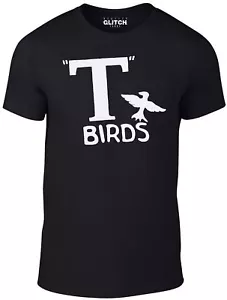 T Birds Mens T-Shirt - Funny retro musical 70s joke Grease fancy dress fashion - Picture 1 of 17