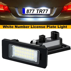 White LED License Plate Number Lights Bulbs For BMW E39 M5 E70 E71 X5 X6 E60 - Picture 1 of 9