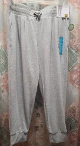 DANSKIN DAMEN GR XL PLISSEE STUDIO JOGGER, SILBER MELIERT, 2 SEITENTASCHEN - Bild 1 von 7