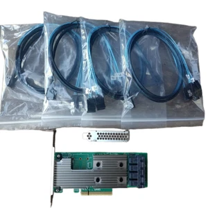 LSI 9305-16i SATA SAS 12Gbs RAID Controller PCIe 3.0 x8 IT-Mode 4* SFF-8643 SATA - Picture 1 of 4