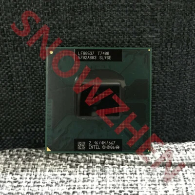 Intel Core 2 Duo T7400 CPU Dual-Core 2.16GHz 4M 667MHz Laptop Processor - Image 1 of 3