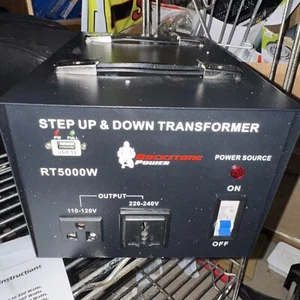 Rockstone Power 5000W Step Up⬆️/Down⬇️ Voltage Converter Transformer 110V/220V - Picture 1 of 2