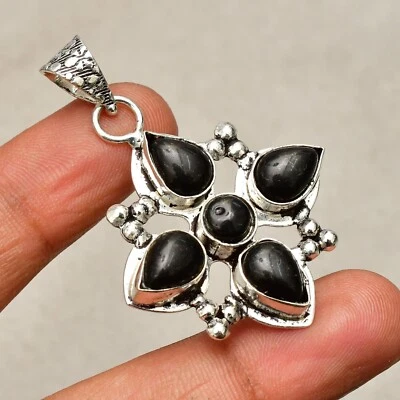 Ciondolo gioiello fatto a mano in argento sterling 925 con pietra preziosa on... - Immagine 1 di 4