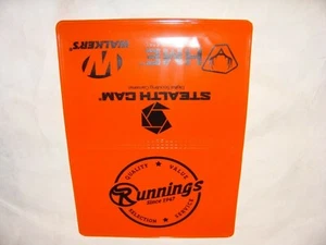 Runnings, Stealth Cam, HME, Walker's  Hunting or Fishing License Holder orange - Picture 1 of 4