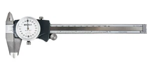 Mitutoyo 505-744 - 6" Dial Calipers .2/Rev .001 Grads OD Carbide - Picture 1 of 2