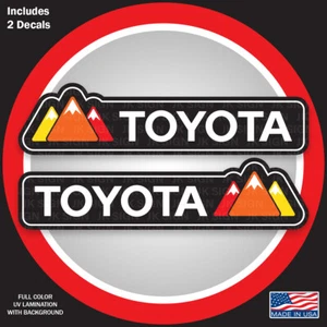 Calcomanías de cabecera Toyota Overland (incluyen 2 calcomanías) - Imagen 1 de 9