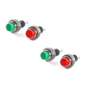 Interruttore a pulsante rosso verde 2P autoreset interruttore elettrico momentaneo DS-314/316 - Foto 1 di 8