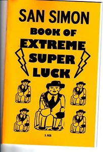 SAN SIMON BOOK OF EXTREME SUPER LUCK S. Rob occult magick - Picture 1 of 1