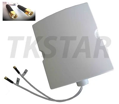 2600Mhz 1800Mhz 800Mhz LTE 4G 3G Gsm Antenna Amplificatore 2x SMA Router Attacco - Immagine 1 di 4