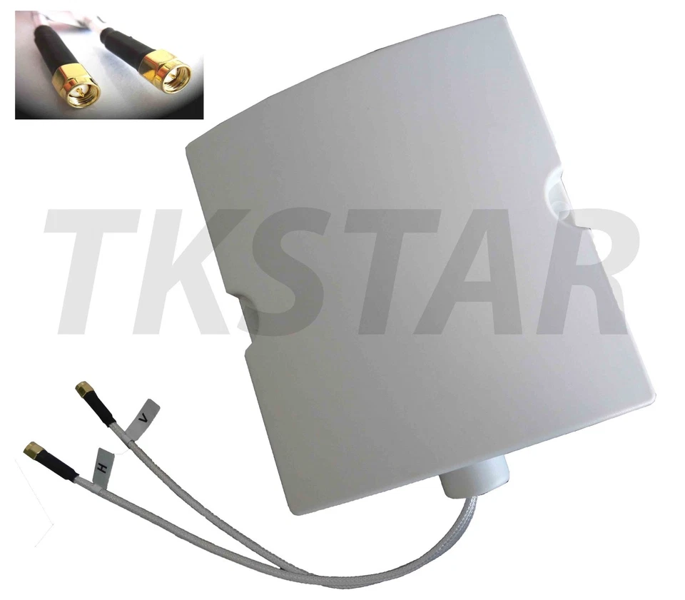 2600Mhz 1800Mhz 800Mhz LTE 4G 3G Gsm Antenna Amplificatore 2x SMA Router Attacco - Immagine 1 di 4