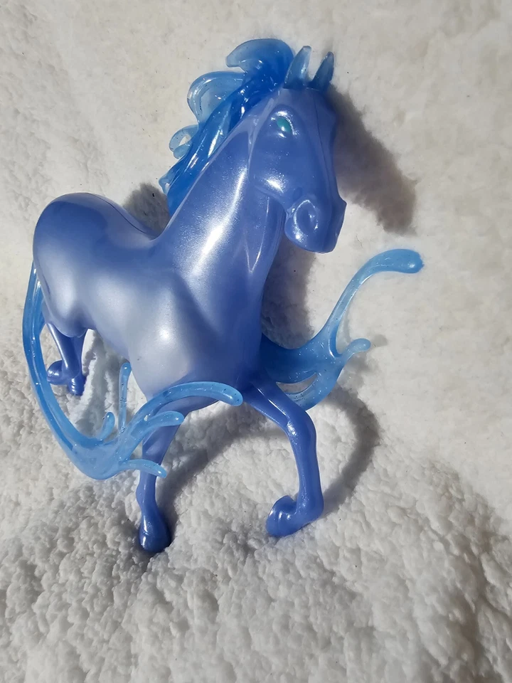 Disney Mattel Frozen 2 The Nokk Water Spirit Caballo Guardián Figura Juguete Azul 10" Foto 1 de 4