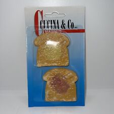 Vintage Cucina & Co Kitchen Refrigerator Magnets PB & J Toast New