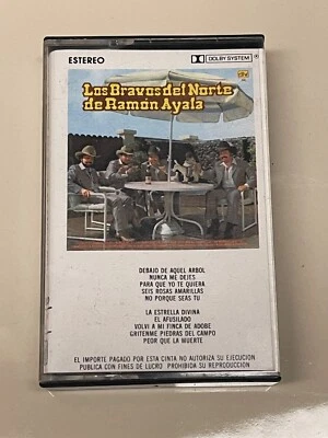 Los Bravos del Norte de Ramon Ayala Cassette Tape No Porque Seas Tu Norteno Rare - Image 1 of 4